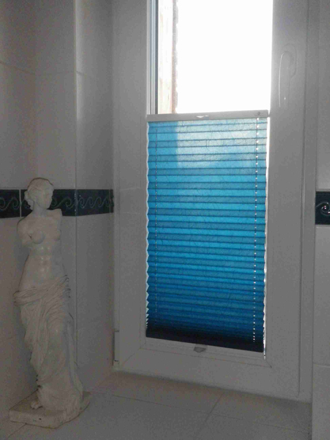 Plissee Badezimmer Sichtschutz
